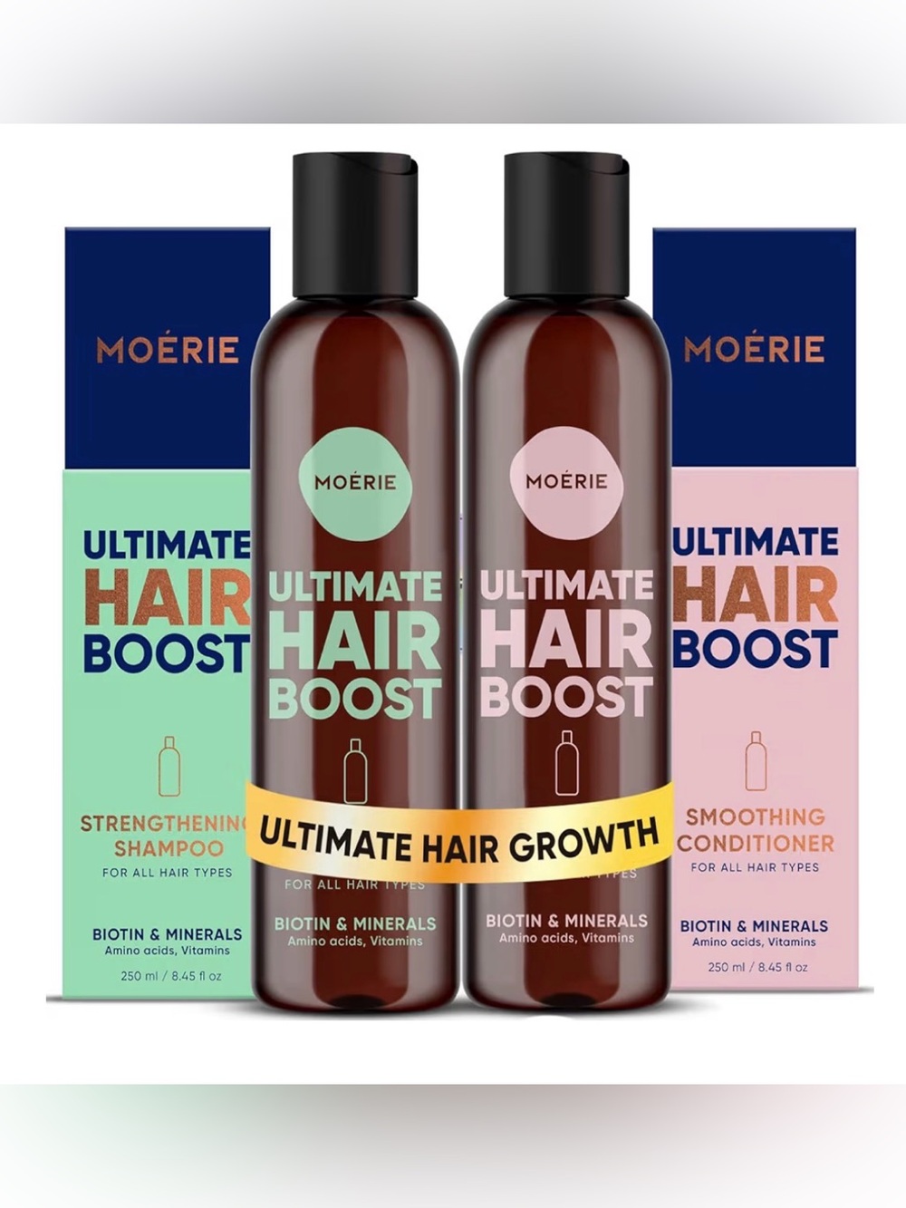 NIB Moerie Hair Growth Shampoo and Conditioner Set